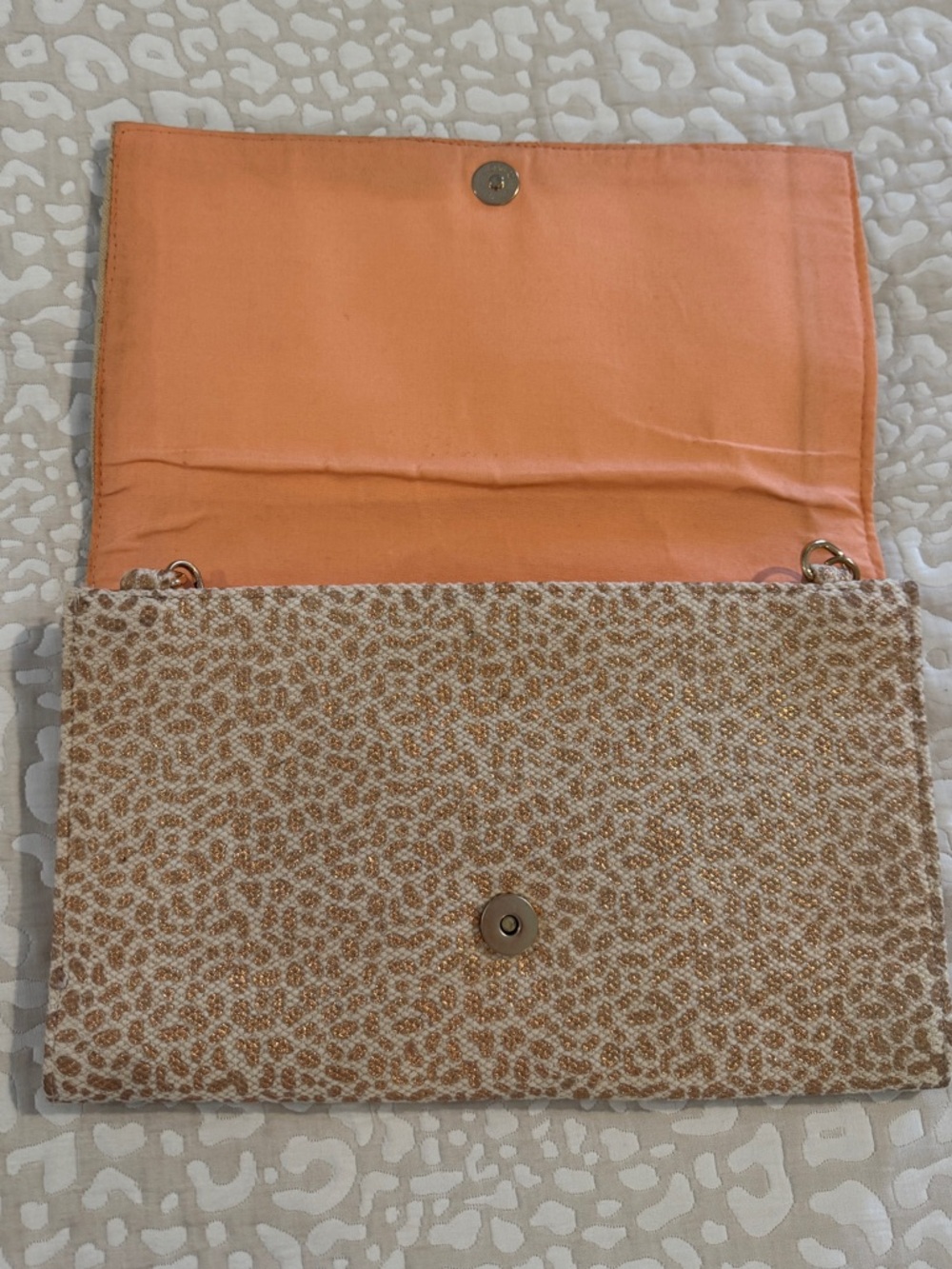 America & Beyond Rose Gold Evil Eye Clutch - Picture 6 of 8
